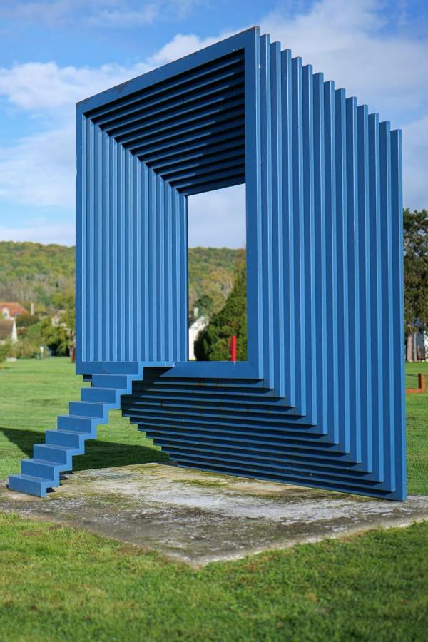 Gite Dans Parc De Sculptures - Gite "Pondichery" Port-Mort Exteriér fotografie